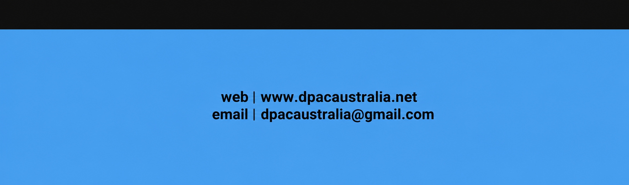 web: www.dpacaustralia.net  email: dpacaustralia@gmail.com